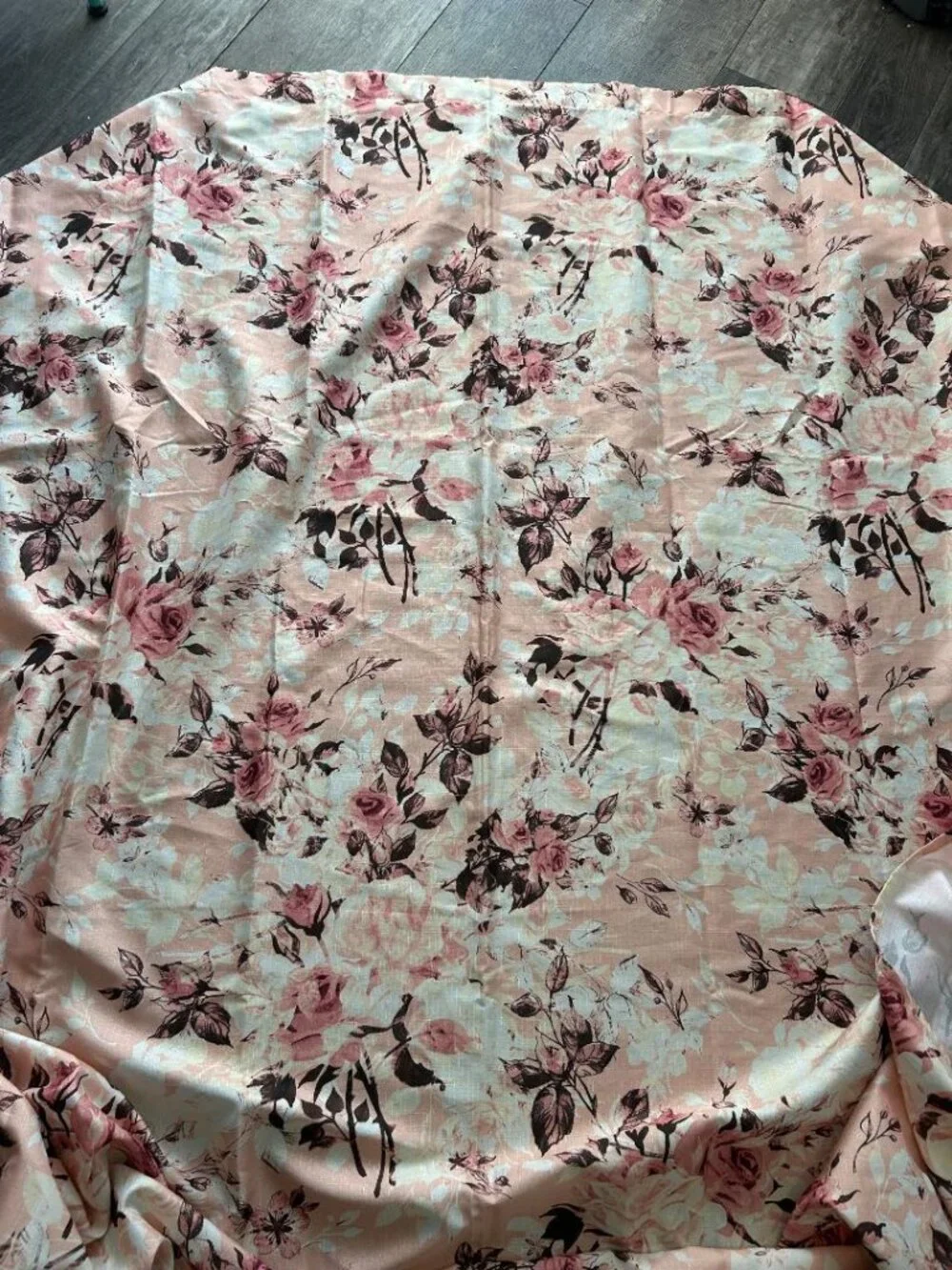 72x72 Square Floral Fabric Tablecloth - Gorgeous Print